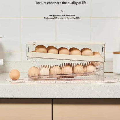 Automatic Rolling Egg Storage Dispenser ( Double Row )