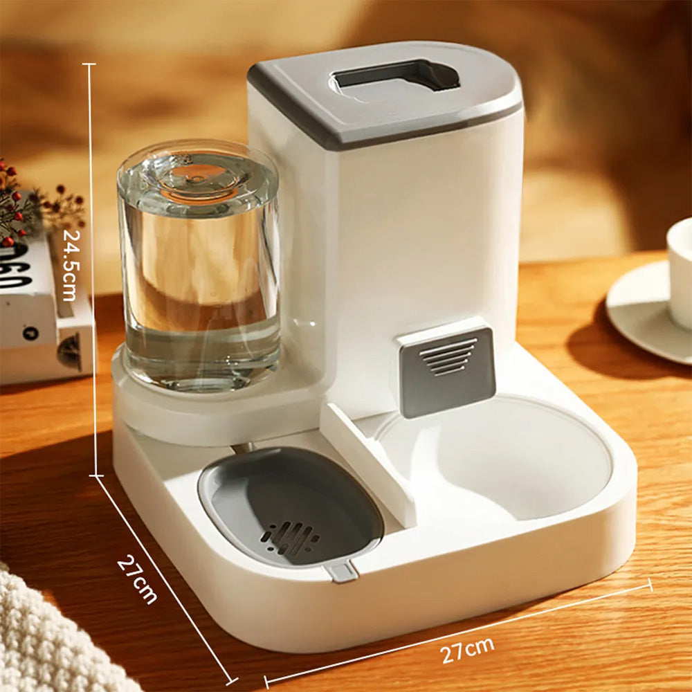 2-in-1 Pet Feeder & Water Dispenser