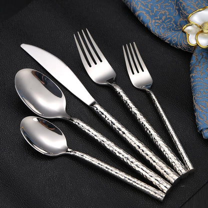 PROUD 5-Pieces Brilliant Stainless Steel 304 Silverware Tableware Cutlery Set ( 304806 )