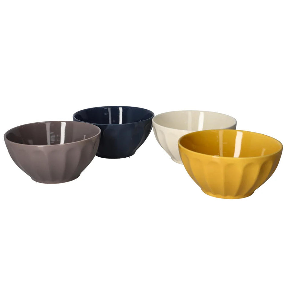 Danny Home 4-pcs Mixed Colour Dessert Bowl 15.3cm