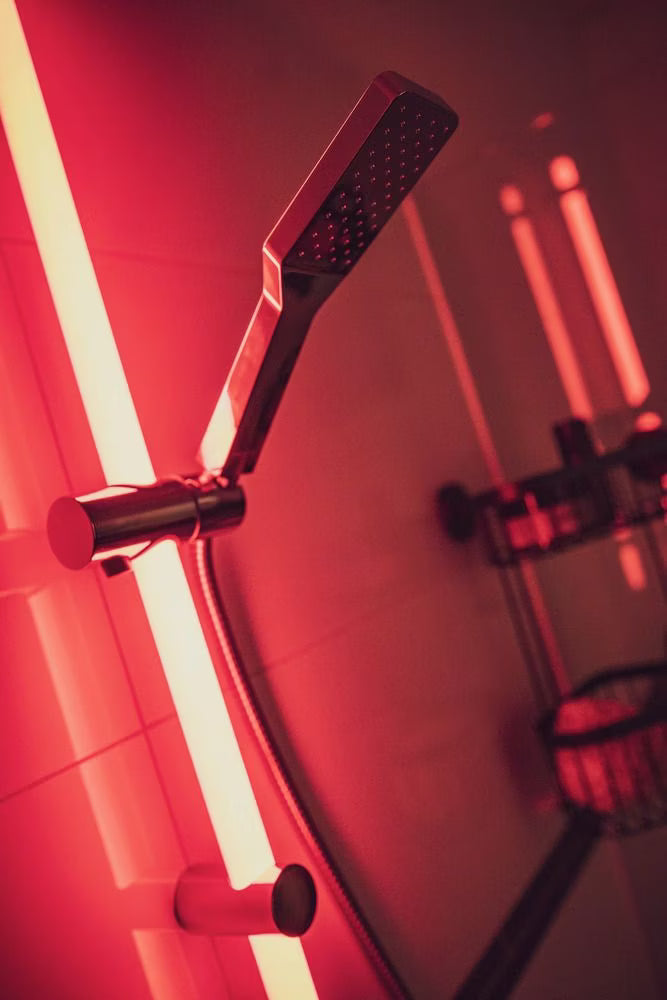 Wenko LED Shower Rail – Award-Winning RGB & Warm White Illuminated Rod with Remote