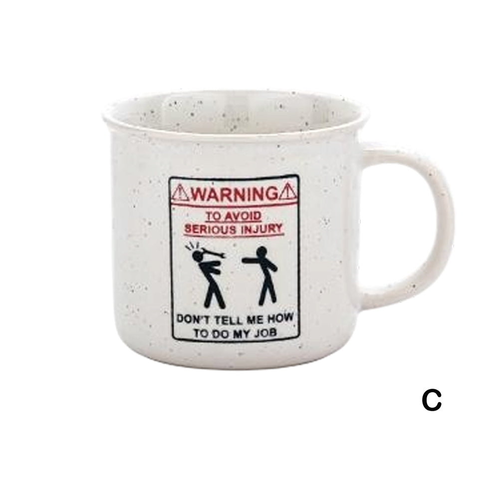 Danny Home 1-Piece Porcelain Printed Mugs – 350ml