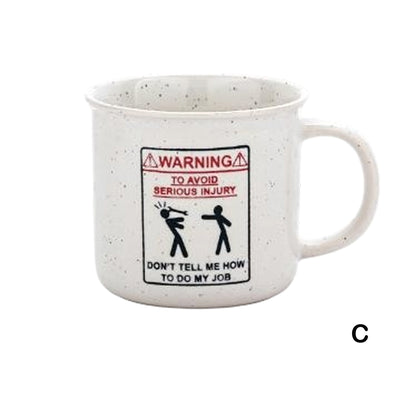 Danny Home 1-Piece Porcelain Printed Mugs – 350ml