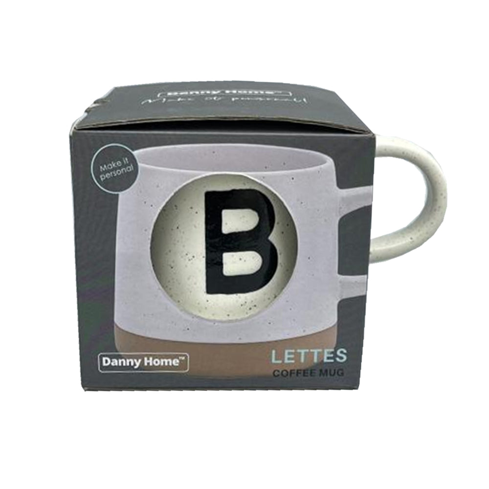 Danny Home 420ml Letter Porcelain Mug
