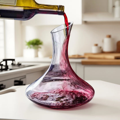 High-Quality Glass Wine Carafe 1500-ml
