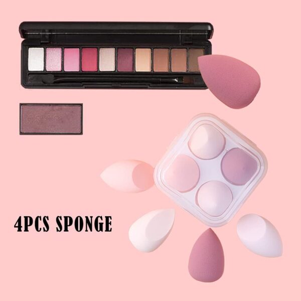 Makeup Sponge Dry&Wet 4-Pieces