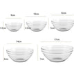 5-Pieces Set Glass Bowls with Lid