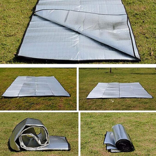 Aluminium Camping Sleeping Mat 200x200x0.40cm