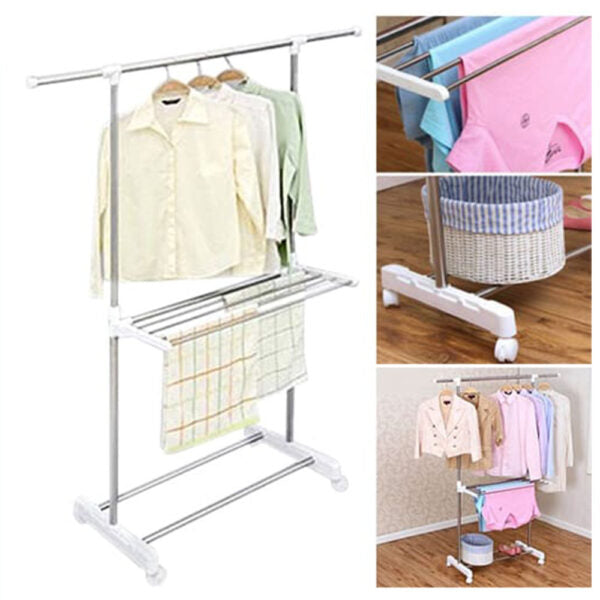 Cloth Stand Stainless Steel, Multi-Functional Clothes Hanger