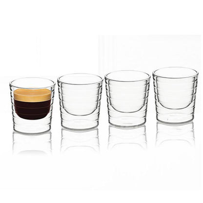 Clear Insulated Double Wall Cup Heat-resistant