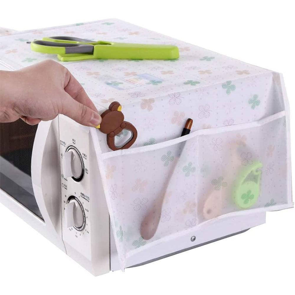 Microwave Oven Cover with 2-Pouch 85x35cm