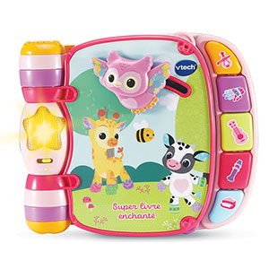 Vtech Super livre enchanté Pink  (50-166785)