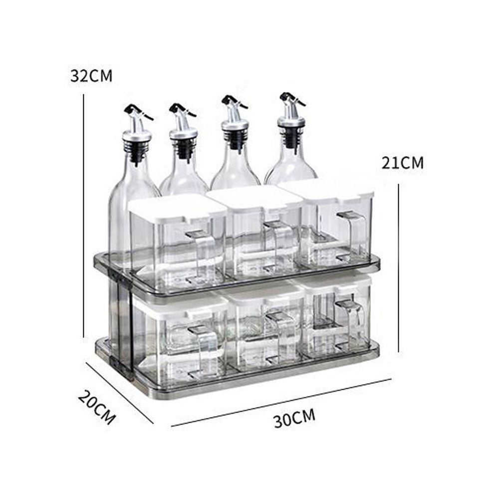Oil Salt Sauce Vinegar Condiment Pots Storage