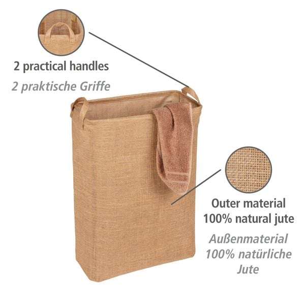 Wenko Square Juna Laundry Jute Basket