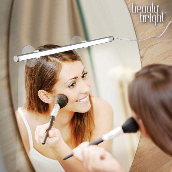 Portable Beauty Bright LED Mirror Light with Suction Cups