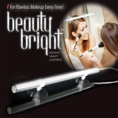 Portable Beauty Bright LED Mirror Light with Suction Cups