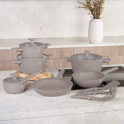 15-Piece Kitchen Stackable Cookware Set