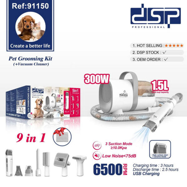 Pet Grooming Vacuum Machine DSP 91150