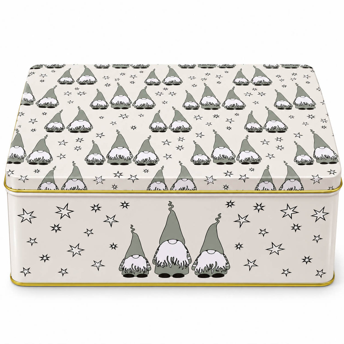Cucina & Tavola Christmas Gnome Storage Tin