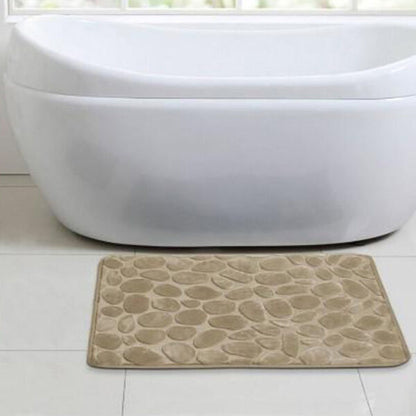 Sanitary Bath Floor Mat 45×70 cm, Non-Slip (BLACK)