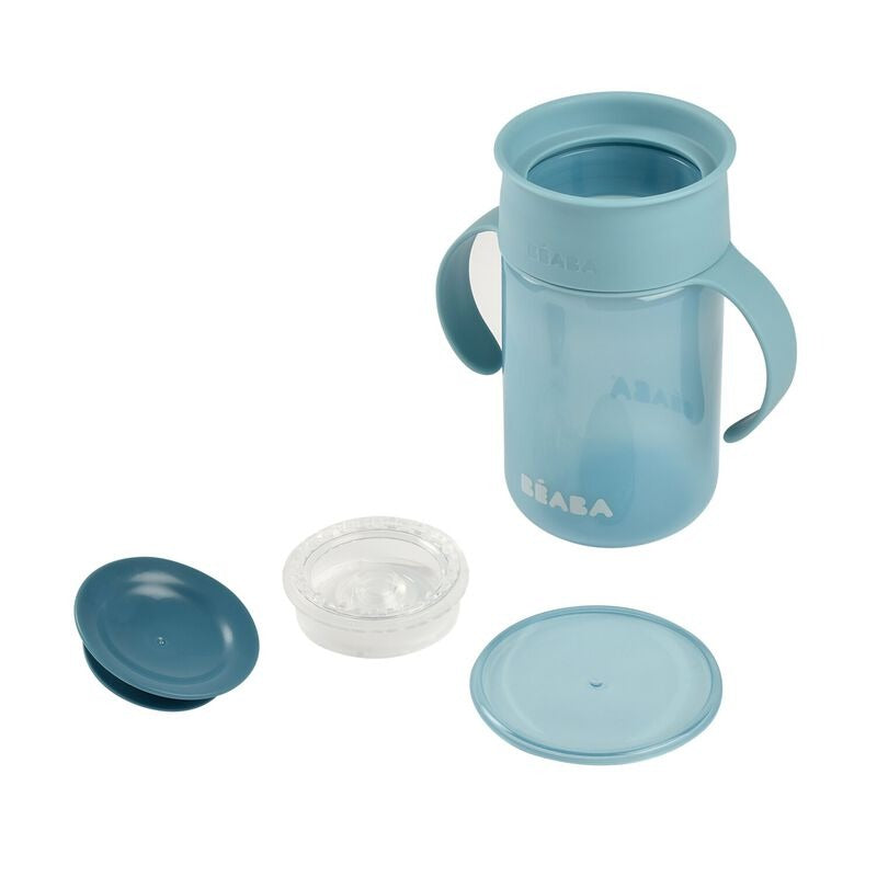 360° learning cup blue