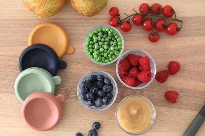 4 Pack Glass Baby Food Jars