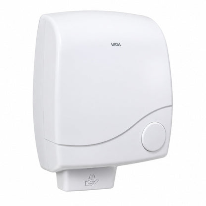 VEGA Wall-Mounted Electric Hand Dryer – 1800W High-Speed Hand Dryer | White | Commercial Bathroom Dryer