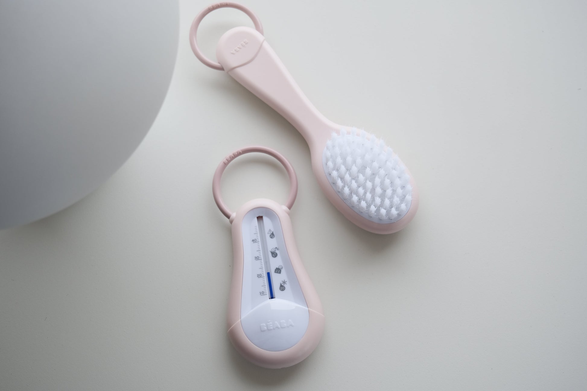 Béaba Lotus Digital Bath & Room Thermometer Pink