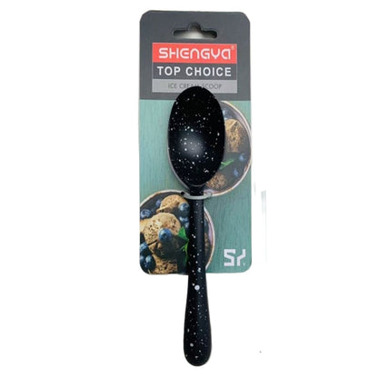 Premium Metal Ice Cream Scoop Black Granite