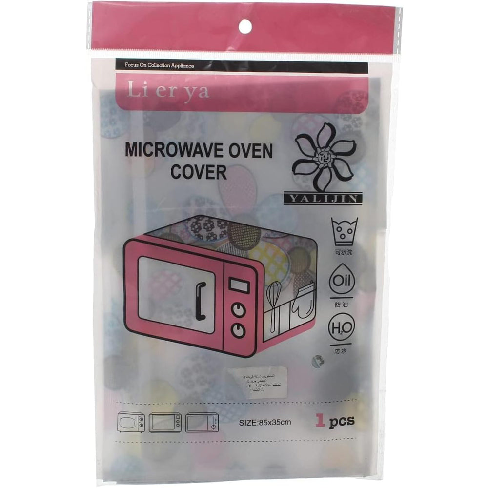 Microwave Oven Cover with 2-Pouch 85x35cm