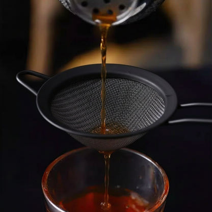 Premium Stainless Steel Strainer Black