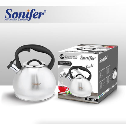 Sonifer, 3L Stainless Steel Whistling Kettle SF-2507 (D18 x H24)cm