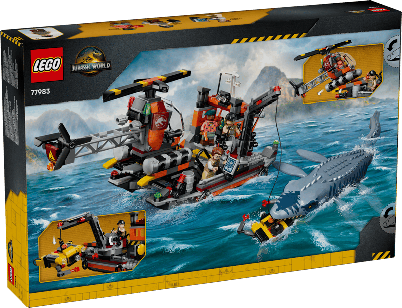 LEGO Jurassic World™ - Mosasaurus Dinosaur Boat Attack - 77983