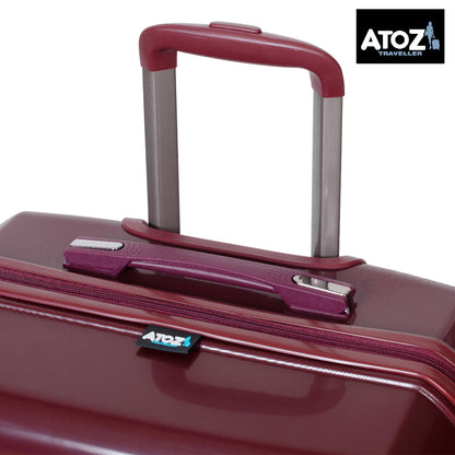 AtoZ Traveler, PP 100% Unbreakable Luggage Set of 3 Pcs,