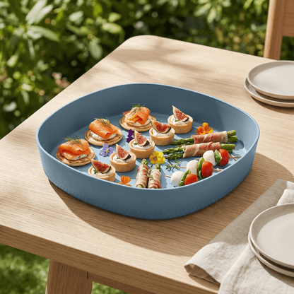 MOODS Blue Serving Plate 30 cm