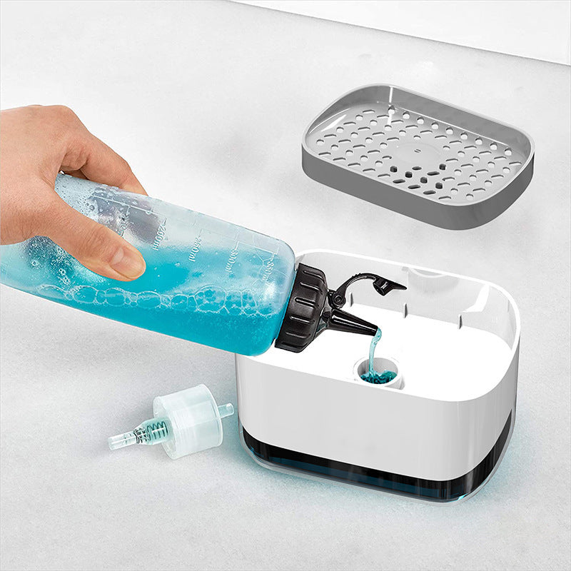 High-Quality Kitchen Soap Dispenser With Sponge