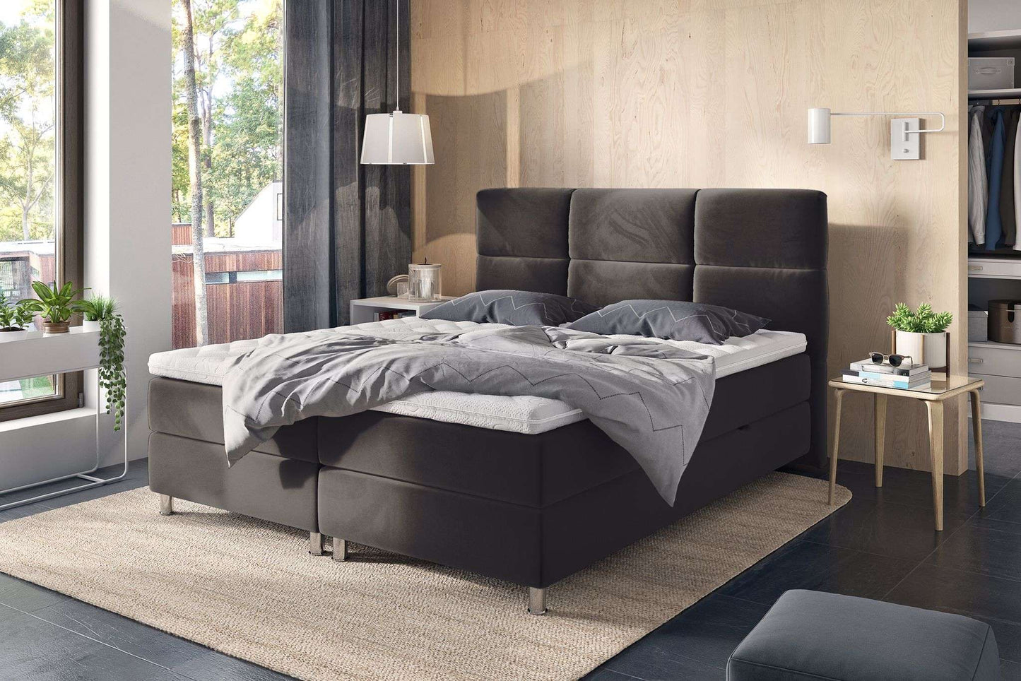 BOX SPRING BED BY BASTIAN - Made in Germany