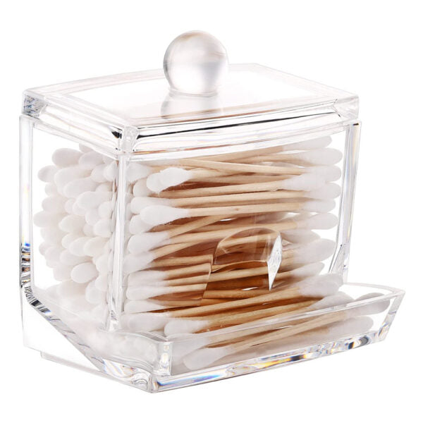 Acrylic Cosmetic Organizer, Cotton Buds