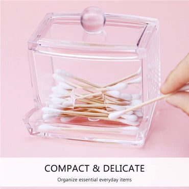 Acrylic Cosmetic Organizer, Cotton Buds