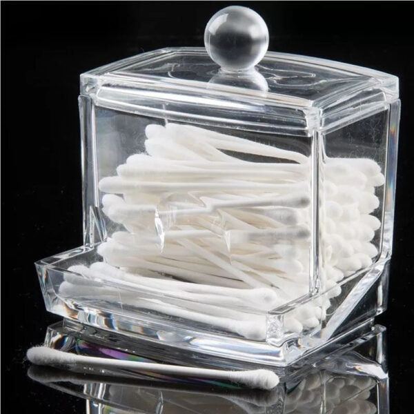 Acrylic Cosmetic Organizer, Cotton Buds