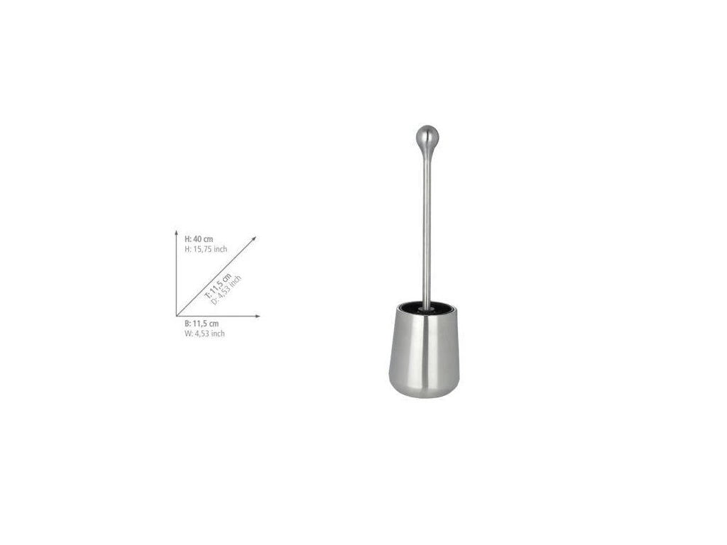 Stainless steel toilet hygiene set By Wenko.de