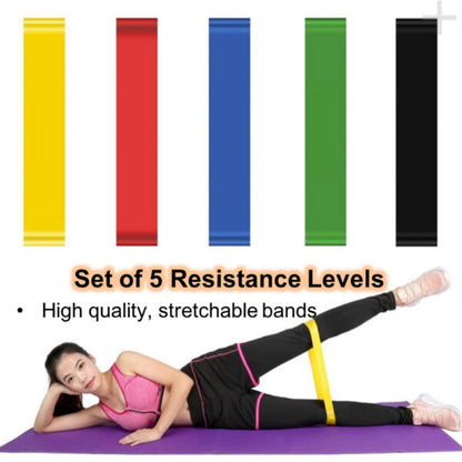 Hip Resistance Band Set of 5 pcs