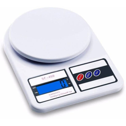 SF-400 10KG / 1g Kitchen Mail LCD Digital Scale White