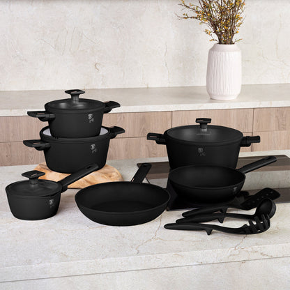 15-Piece Kitchen Stackable Cookware Set