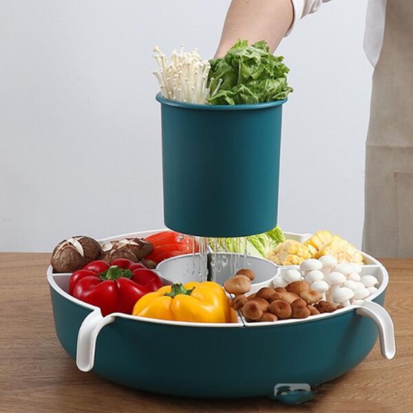 Large Home Creative Rotating Hot Pot Platter