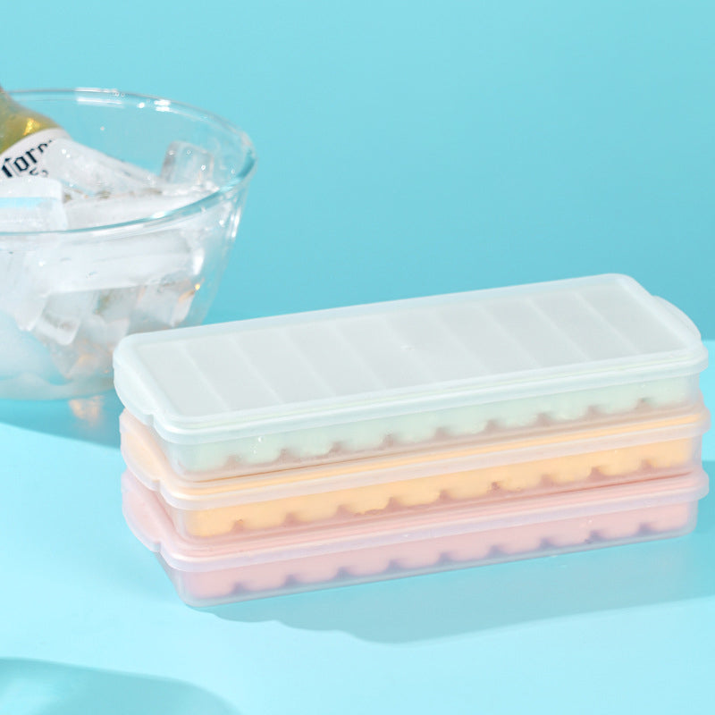 Ice Stick Tray 9 Grid With Clear Lid #3002-9 ( Random Color )