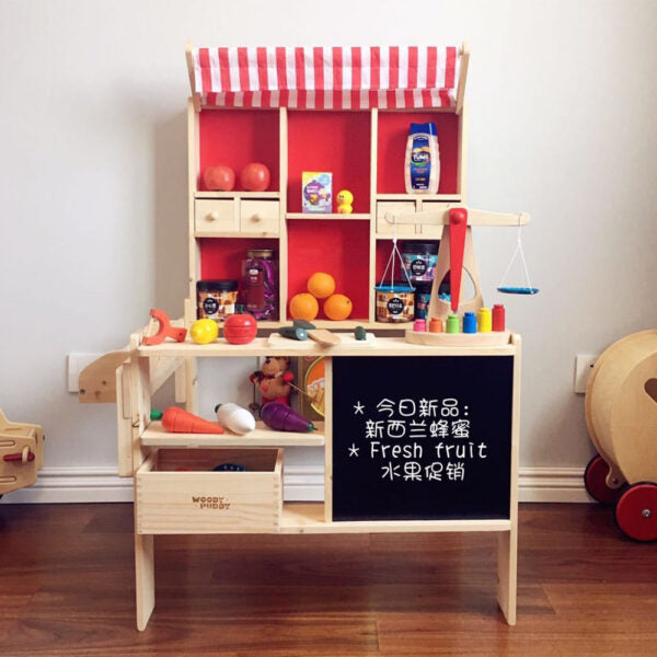 Cool Gift, Wooden Play Shop for Kids