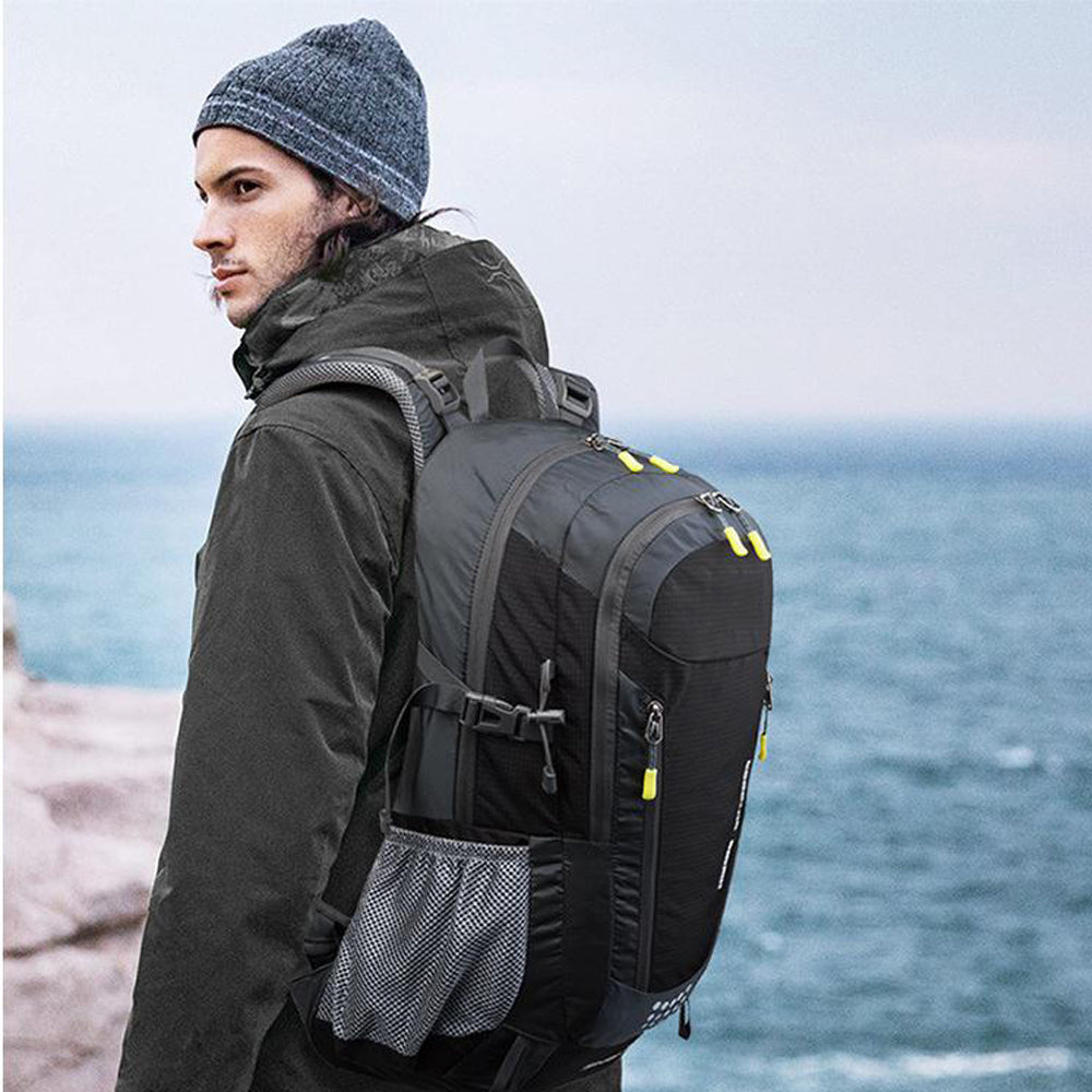 50L Waterproof Outdoor Camping Hiking Backpack With Survival Whistle #7015