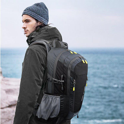 50L Waterproof Outdoor Camping Hiking Backpack With Survival Whistle #7015