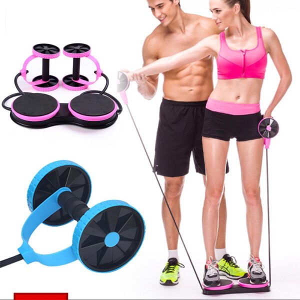 Multi-Functional Core Ab Workout Abdominal Wheel  5-in-1